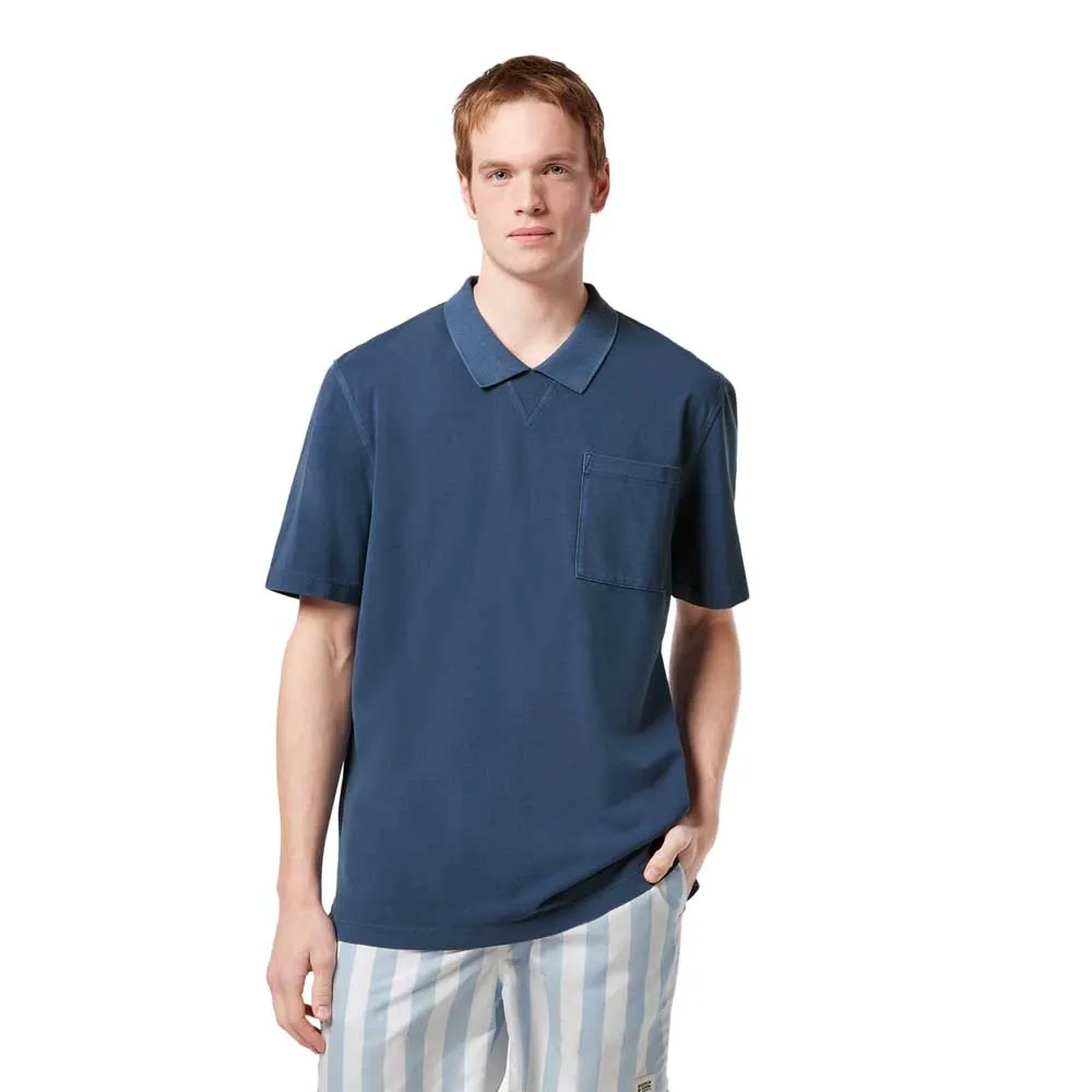 Поло с коротким рукавом Scotch & Soda 180098 Relaxed Fit, синий 
Поло с коротким рукавом Scotch & Soda 180098 Relaxed Fit, синий