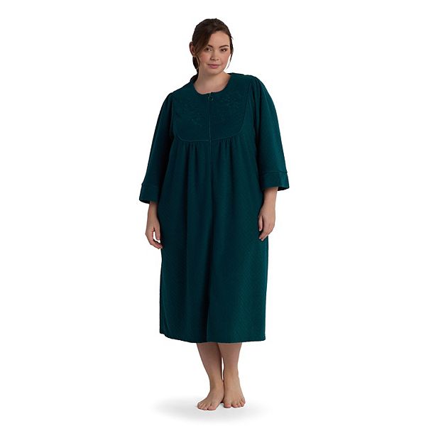 Плюс сайз халат с махровой спинкой Miss Elaine Essentials, Emerald
Плюс сайз халат с махровой спинкой Miss Elaine Essentials, Emerald