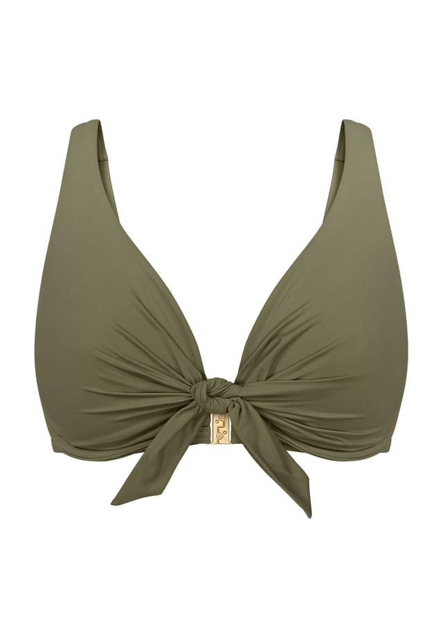 Верх бикини на косточках летний твист Triumph, зеленый
Верх бикини на косточках летний твист Triumph, зеленый