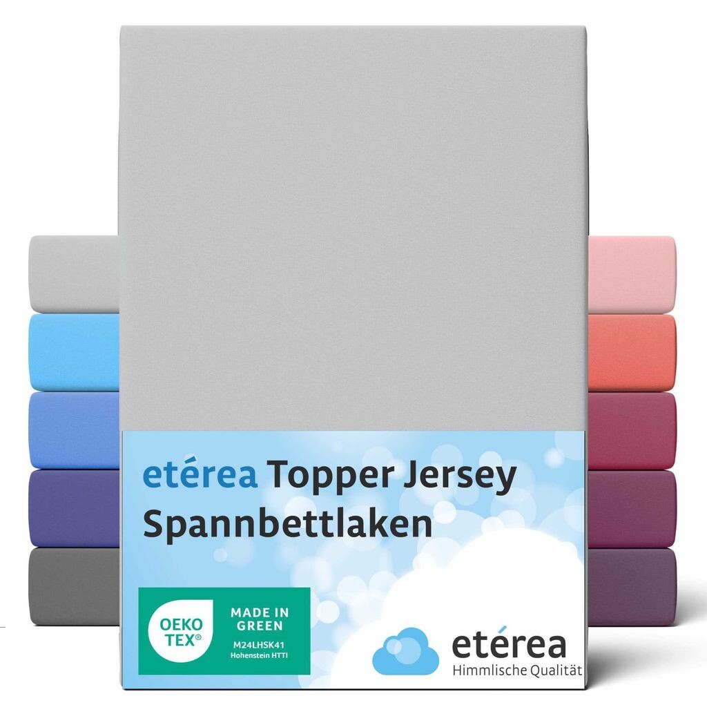 ETÉREA Джерси-топпер Простыня 200x220см - 100% ХЛОПОК - Простыня Натяжная простыня 200x220см - Topper Box Пружинный наматрасник - Комфортная простыня Топпер Хлопок - OEKOTEX - Серебристый Etérea Himmlische Qualität
ETÉREA Джерси-топпер Простыня 200x220см - 100% ХЛОПОК - Простыня Натяжная простыня 200x220см - Topper Box Пружинный наматрасник - Комфортная простыня Топпер Хлопок - OEKOTEX - Серебристый Etérea Himmlische Qualität