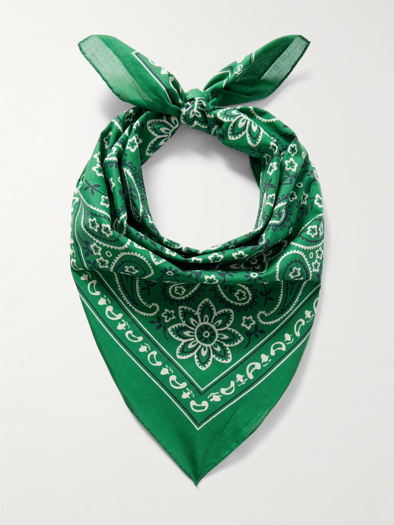 Хлопковый шарф с узором «пейсли» DRAKE'S, зеленый
Хлопковый шарф с узором «пейсли» DRAKE'S, зеленый