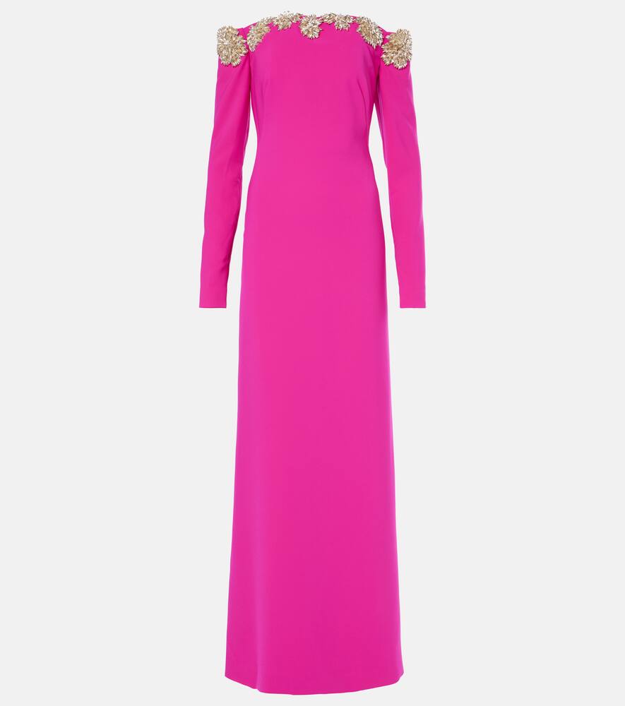 Платье из крепа с декоративными элементами Costarellos, Magenta - Crystal
Платье из крепа с декоративными элементами Costarellos, Magenta - Crystal