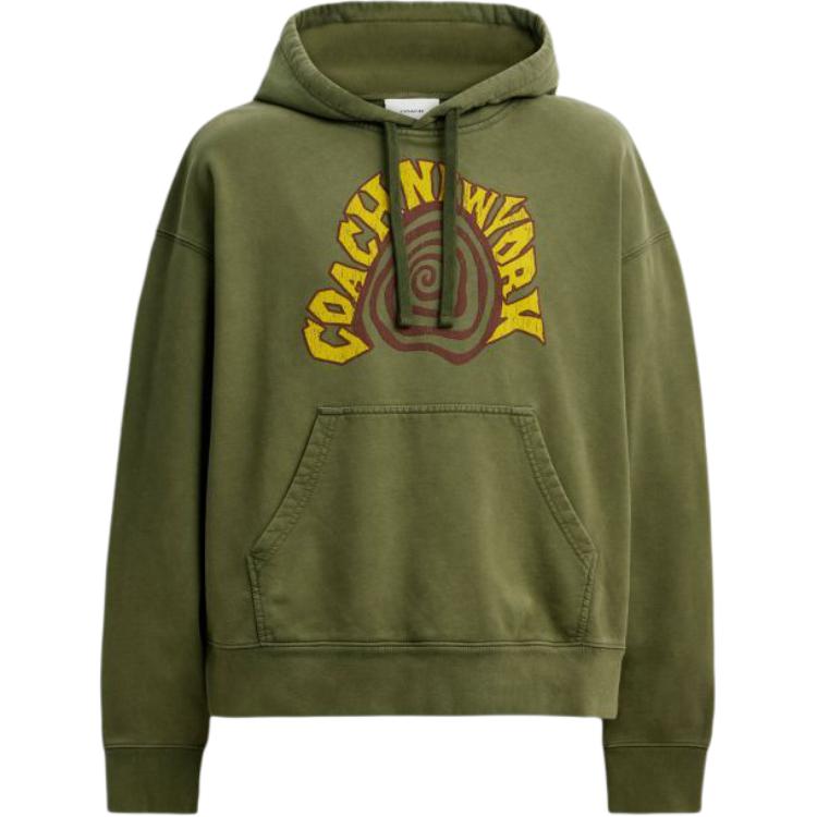 Coach Мужская толстовка с капюшоном, зеленая, размер средний/обычный
Coach Мужская толстовка с капюшоном, зеленая, размер средний/обычный