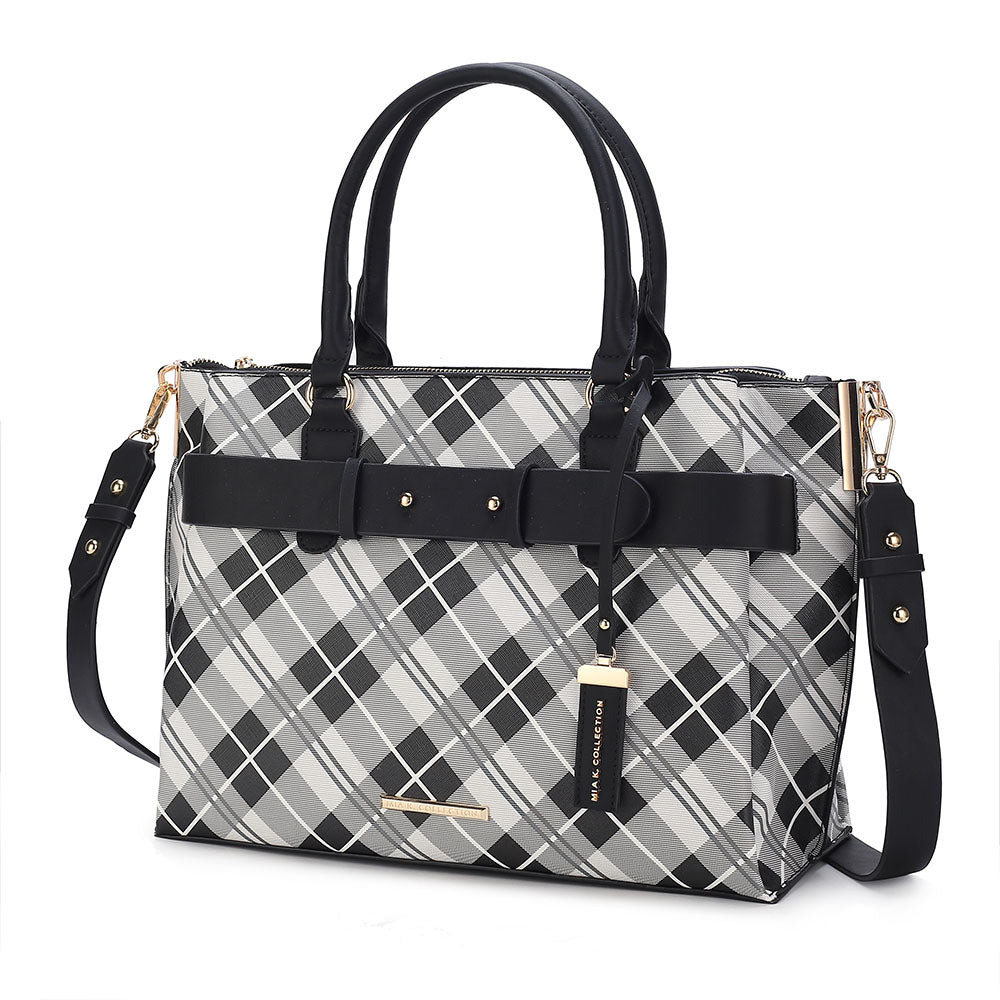 Женская сумка-саквояж Vivian из веганской кожи от Mia K MKF Collection By Mia K., черный 
Женская сумка-саквояж Vivian из веганской кожи от Mia K MKF Collection By Mia K., черный