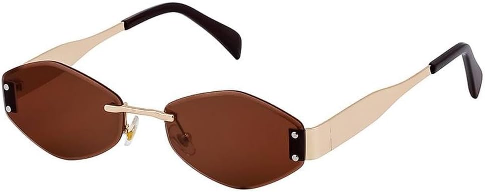 Женские солнцезащитные очки в шестиугольной оправе, роскошные винтажные, сексуальные, металлические, классические, модные, с защитой от УФ-излучения UV400 generic, C3goldbrown
Женские солнцезащитные очки в шестиугольной оправе, роскошные винтажные, сексуальные, металлические, классические, модные, с защитой от УФ-излучения UV400 generic, C3goldbrown