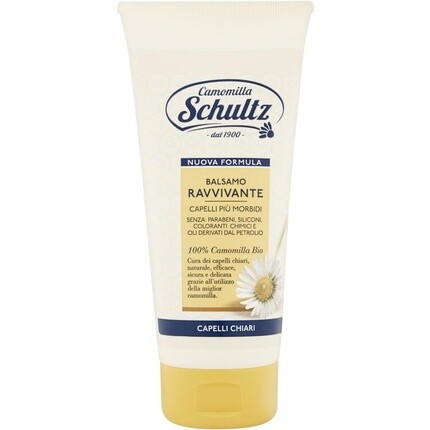 Восстанавливающий кондиционер для волос с ромашкой, 200 мл, Schultz
Восстанавливающий кондиционер для волос с ромашкой, 200 мл, Schultz