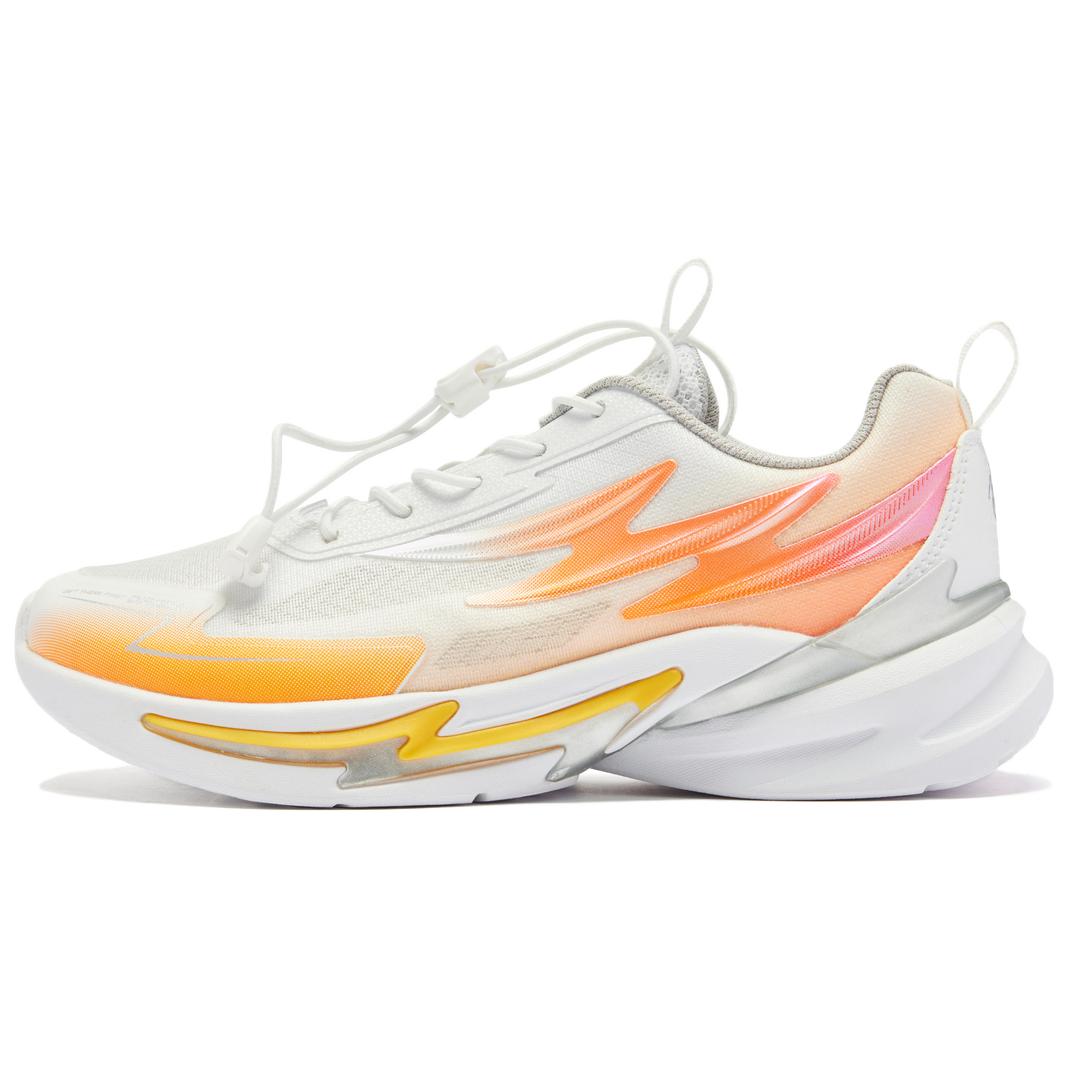 Кроссовки для бега с низкой амортизацией и износостойкостью для детей и подростков QIAODAN, белый/оранжевый 
Кроссовки для бега с низкой амортизацией и износостойкостью для детей и подростков QIAODAN, белый/оранжевый