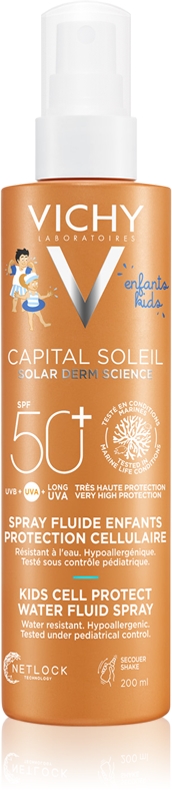Защитный спрей Capital Soleil для детей SPF 50+ Vichy, 200 мл
Защитный спрей Capital Soleil для детей SPF 50+ Vichy, 200 мл