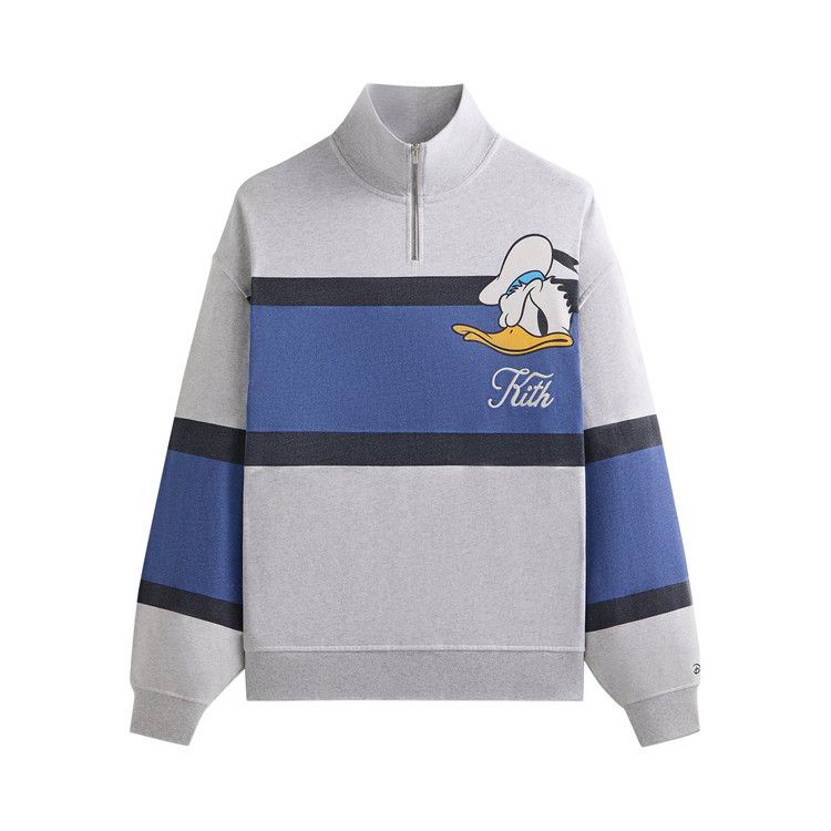 Толстовка Kith x Disney Donald Duck Quarter Zip Fleece Wyona Sweatshirt, Light Heather Grey
Толстовка Kith x Disney Donald Duck Quarter Zip Fleece Wyona Sweatshirt, Light Heather Grey