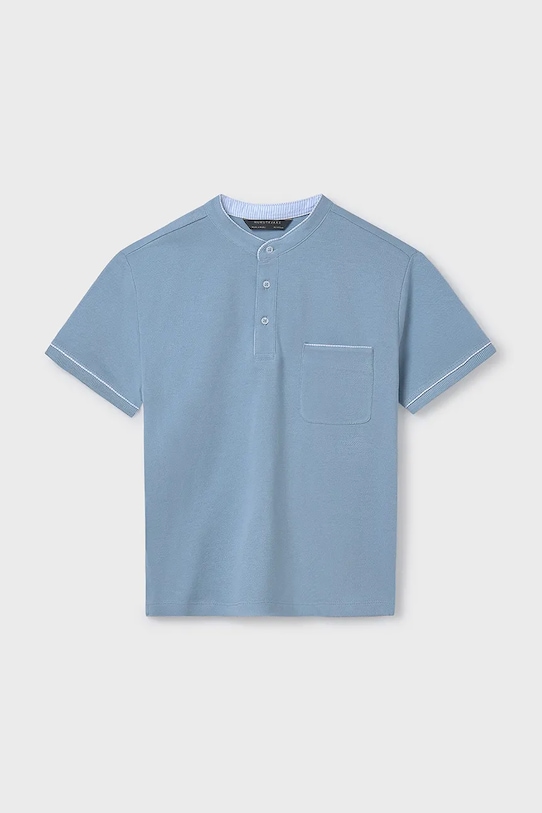 Хлопковая детская поло Mayoral, бирюзовый 
Хлопковая детская поло Mayoral, бирюзовый