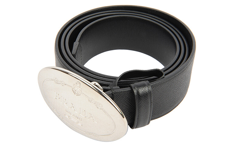 Кожаный ремень PRADA унисекс 
Кожаный ремень PRADA унисекс