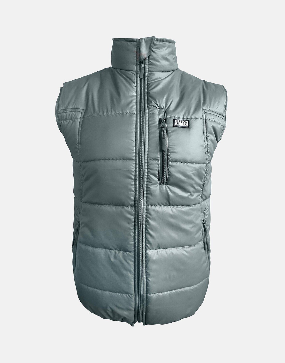 Утепленный жилет из переработанных материалов Masson & Green, хаки 
Утепленный жилет из переработанных материалов Masson & Green, хаки