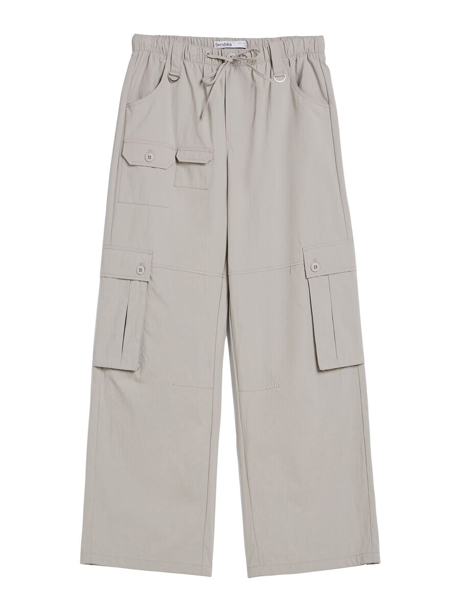 Брюки карго Bershka, серый
Брюки карго Bershka, серый