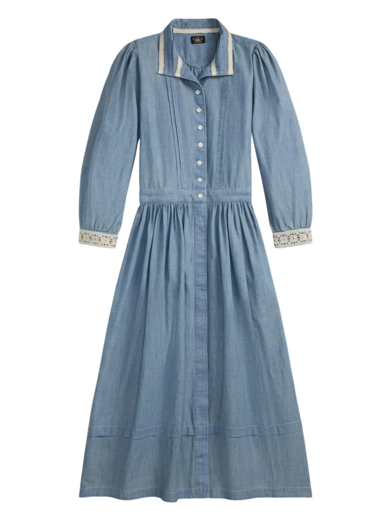 Ralph Lauren RRL платье из ткани шамбре, синий
Ralph Lauren RRL платье из ткани шамбре, синий