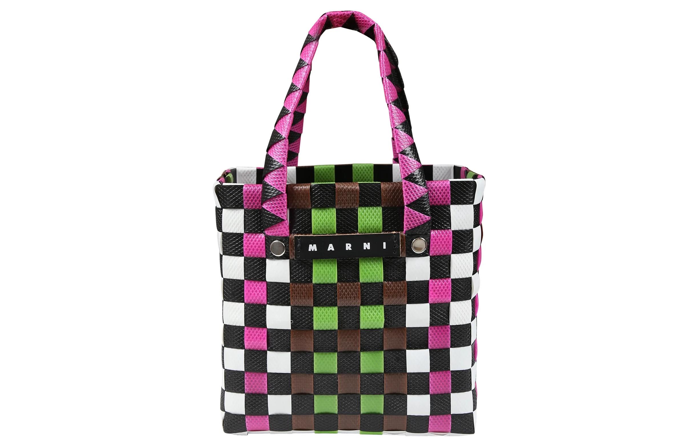 MARNI Полипропилен с коровьей кожей одноплечевая сумка экстра мини детская green & white & purple red & black
MARNI Полипропилен с коровьей кожей одноплечевая сумка экстра мини детская green & white & purple red & black