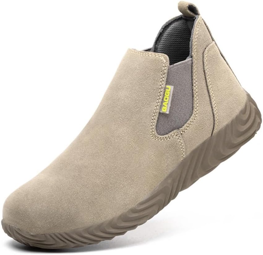 Ботинки Airloc с зимним стальным носком для мужчин и женщин, неразрушимые защитные ботинки, огнестойкая обувь для строительства, удобные ботинки средней высоты без шнурков, бежевый
Ботинки Airloc с зимним стальным носком для мужчин и женщин, неразрушимые защитные ботинки, огнестойкая обувь для строительства, удобные ботинки средней высоты без шнурков, бежевый