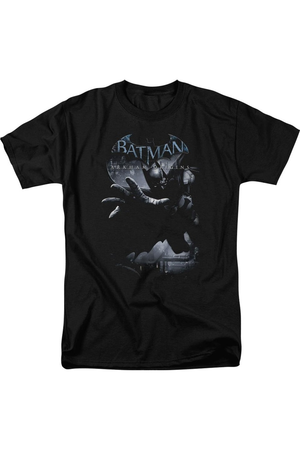 Футболка с коротким рукавом для взрослых Batman Arkham Origins Out Of The Shadows Gildan, черный
Футболка с коротким рукавом для взрослых Batman Arkham Origins Out Of The Shadows Gildan, черный