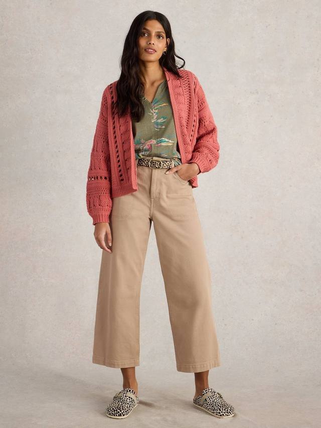 Кейси вязала крючком богатый кардиган из органического хлопка White Stuff, цвет Mid Coral
Кейси вязала крючком богатый кардиган из органического хлопка White Stuff, цвет Mid Coral