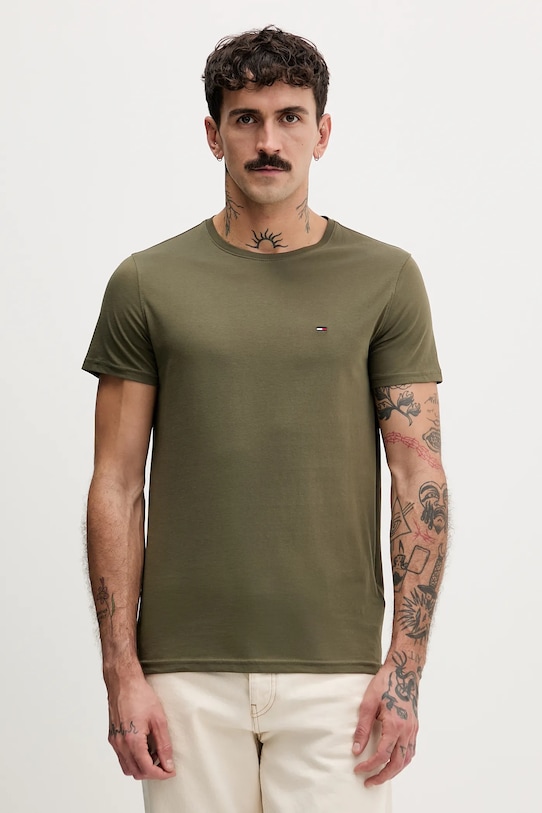 Хлопковая футболка Tommy Jeans, зеленый
Хлопковая футболка Tommy Jeans, зеленый
