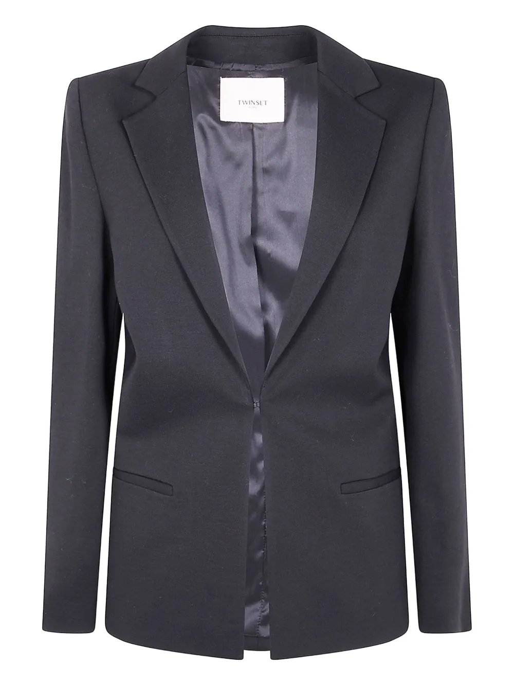 Однобортный пиджак Twinset, черный
Однобортный пиджак Twinset, черный