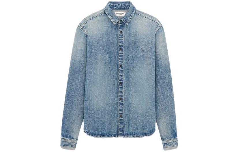 Рубашка мужская Saint Laurent Cassandre, синий
Рубашка мужская Saint Laurent Cassandre, синий