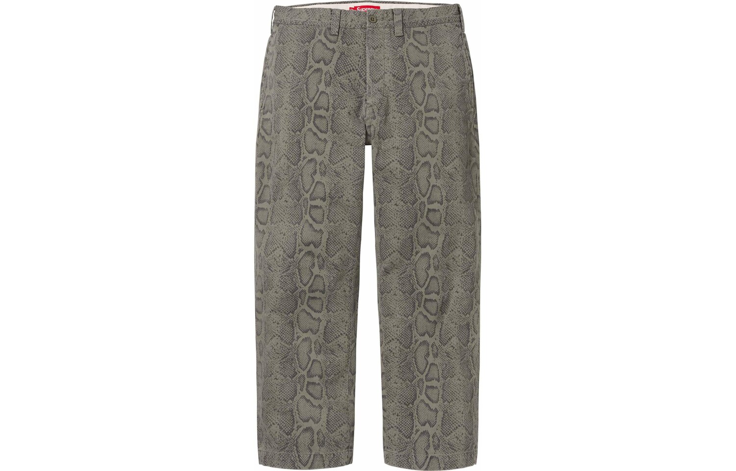 SS24 Повседневные брюки унисекс Supreme, хаки 
SS24 Повседневные брюки унисекс Supreme, хаки