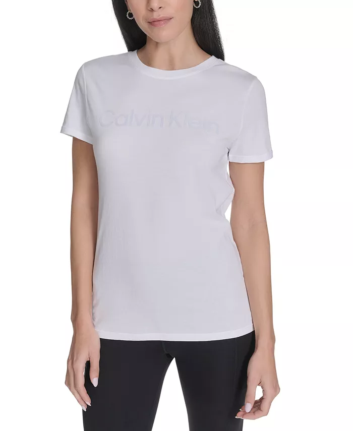 Женская футболка с логотипом в технике флок Calvin Klein, белый
Женская футболка с логотипом в технике флок Calvin Klein, белый
