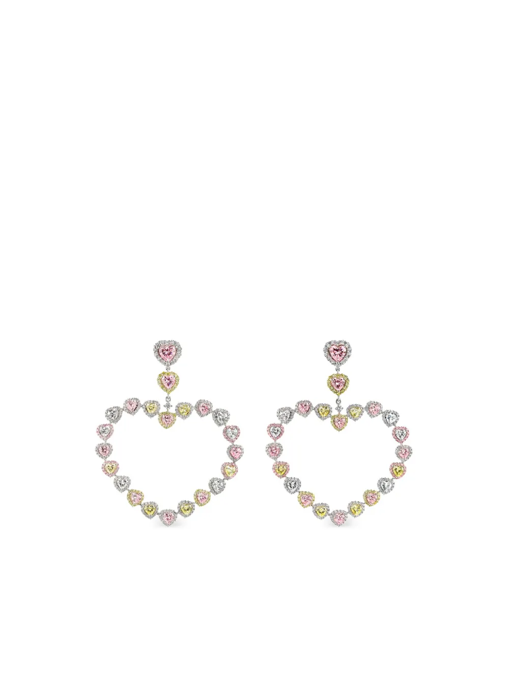 Серьги Love Heart из белого золота с бриллиантами Anabela Chan, серебяный
Серьги Love Heart из белого золота с бриллиантами Anabela Chan, серебяный