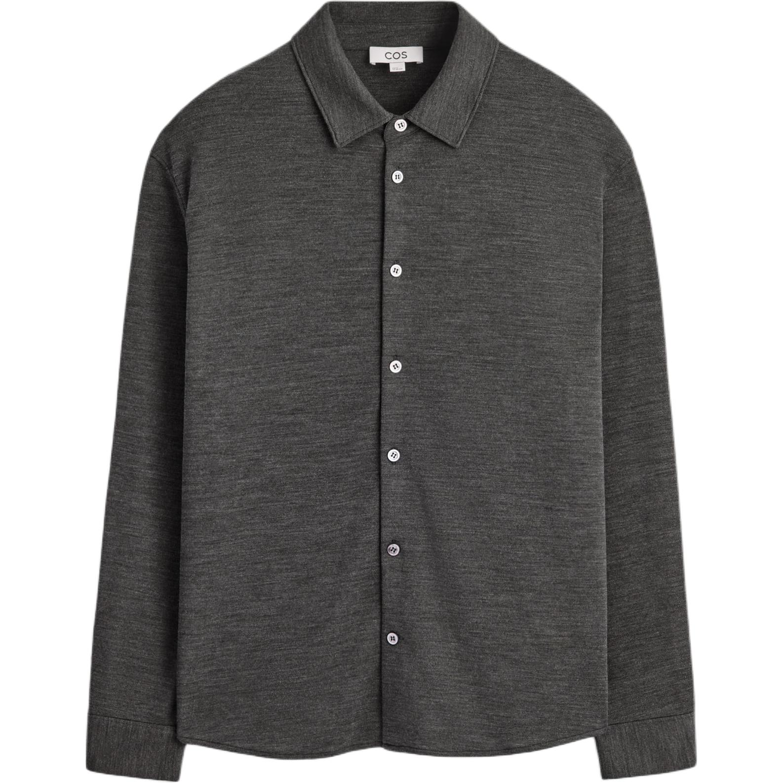 COS Мужская рубашка темно-серого цвета
COS Мужская рубашка темно-серого цвета