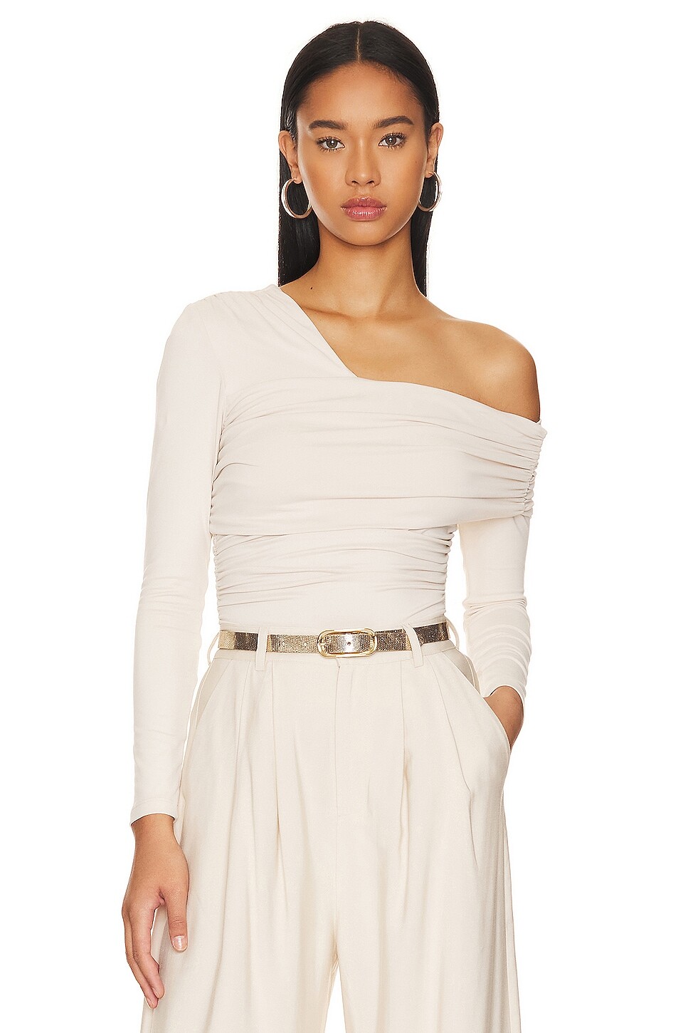 Топ Susana Monaco Gathered, цвет Blanched Almond 
Топ Susana Monaco Gathered, цвет Blanched Almond