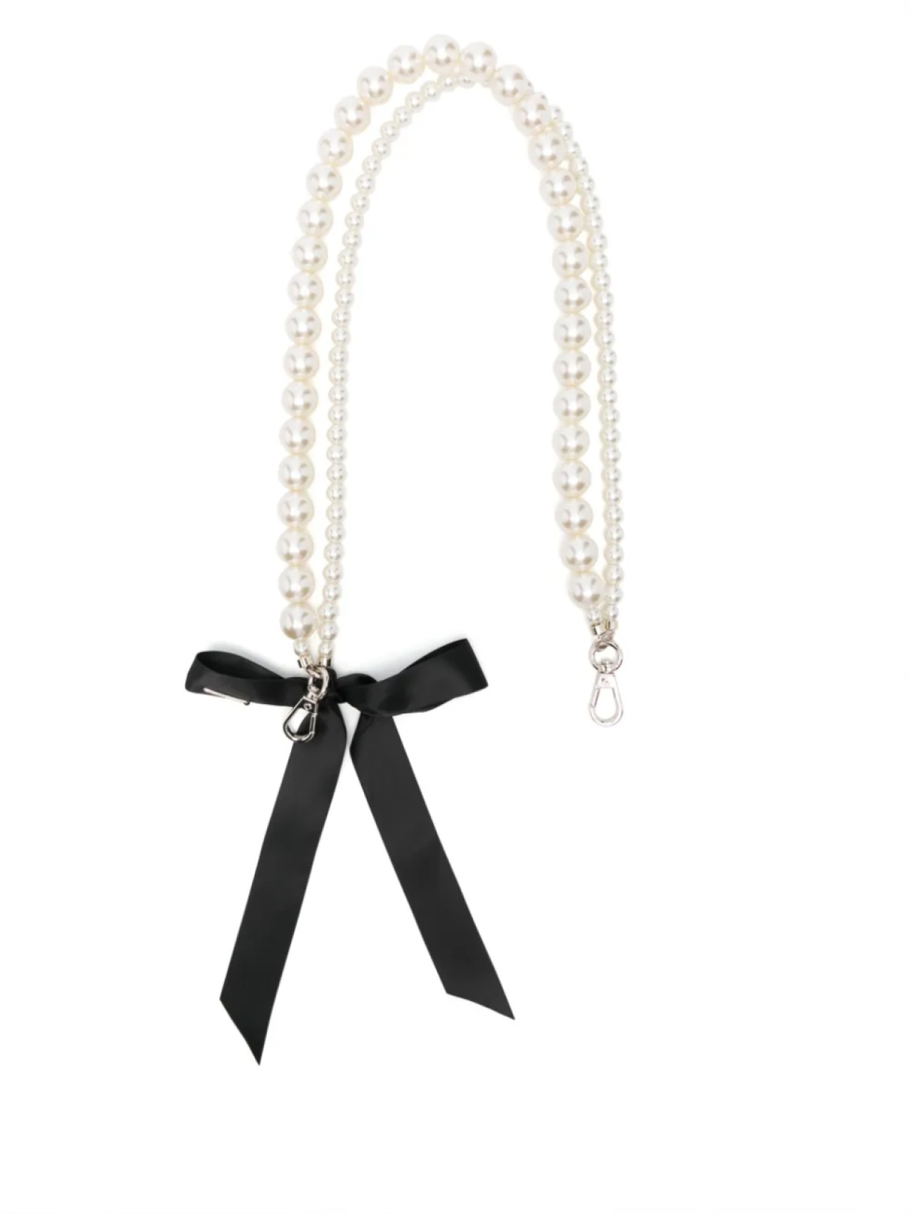 Плечевой ремень из искусственного жемчуга Simone Rocha, нейтральный
Плечевой ремень из искусственного жемчуга Simone Rocha, нейтральный