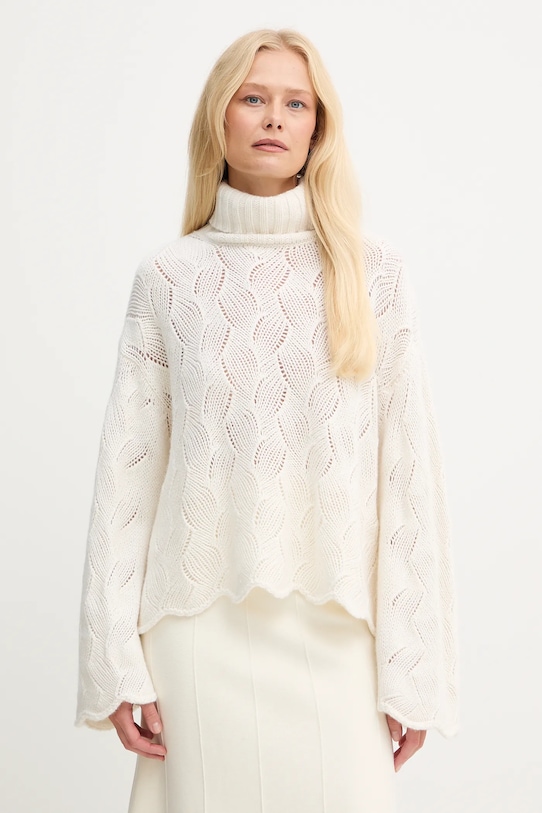 Свитер из смесовой шерсти Twinset, бежевый
Свитер из смесовой шерсти Twinset, бежевый