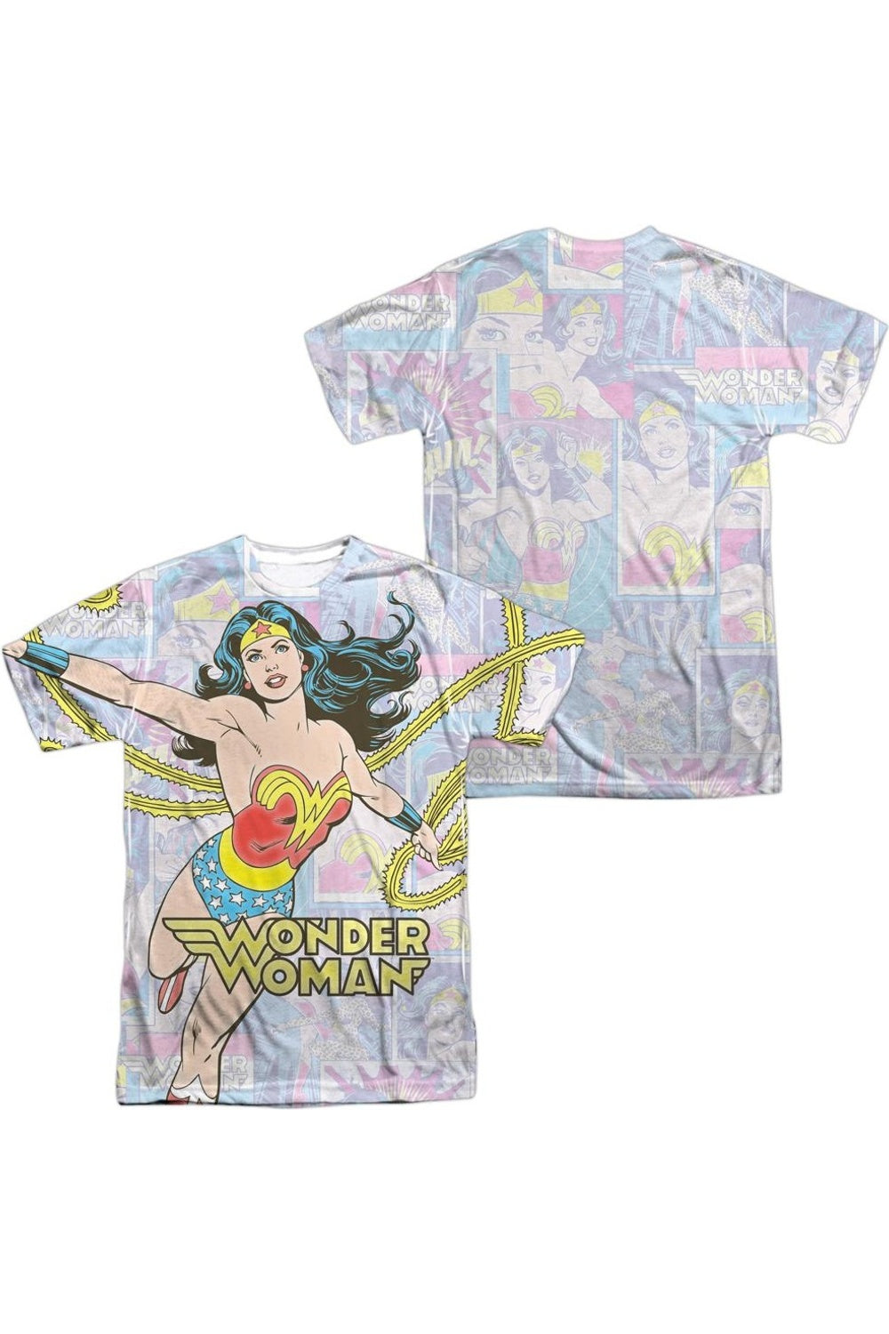 Футболка с коротким рукавом для взрослых из полиэстера с принтом Чудо-женщины DC Comics (принт спереди/сзади) Gildan, белый
Футболка с коротким рукавом для взрослых из полиэстера с принтом Чудо-женщины DC Comics (принт спереди/сзади) Gildan, белый