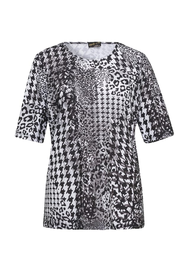 Короткий размер: удобная рубашка с индивидуальным принтом Goldner, мультиколор
Короткий размер: удобная рубашка с индивидуальным принтом Goldner, мультиколор