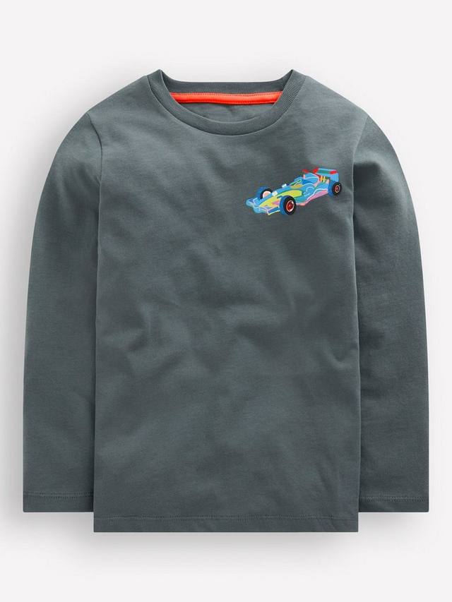 Детская хлопковая футболка с длинным рукавом и принтом Mini Boden, Smoke Kit Car
Детская хлопковая футболка с длинным рукавом и принтом Mini Boden, Smoke Kit Car