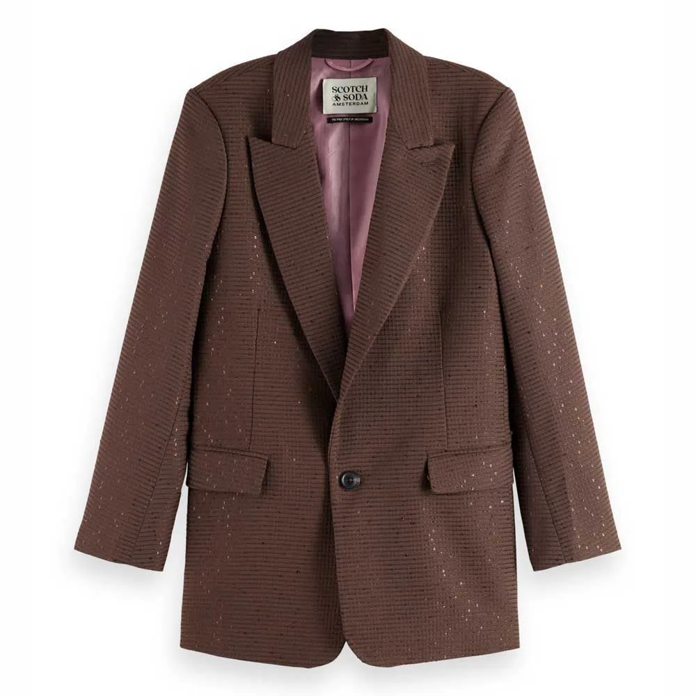 Блейзер Scotch & Soda Sequin Jacquard Sb, коричневый
Блейзер Scotch & Soda Sequin Jacquard Sb, коричневый
