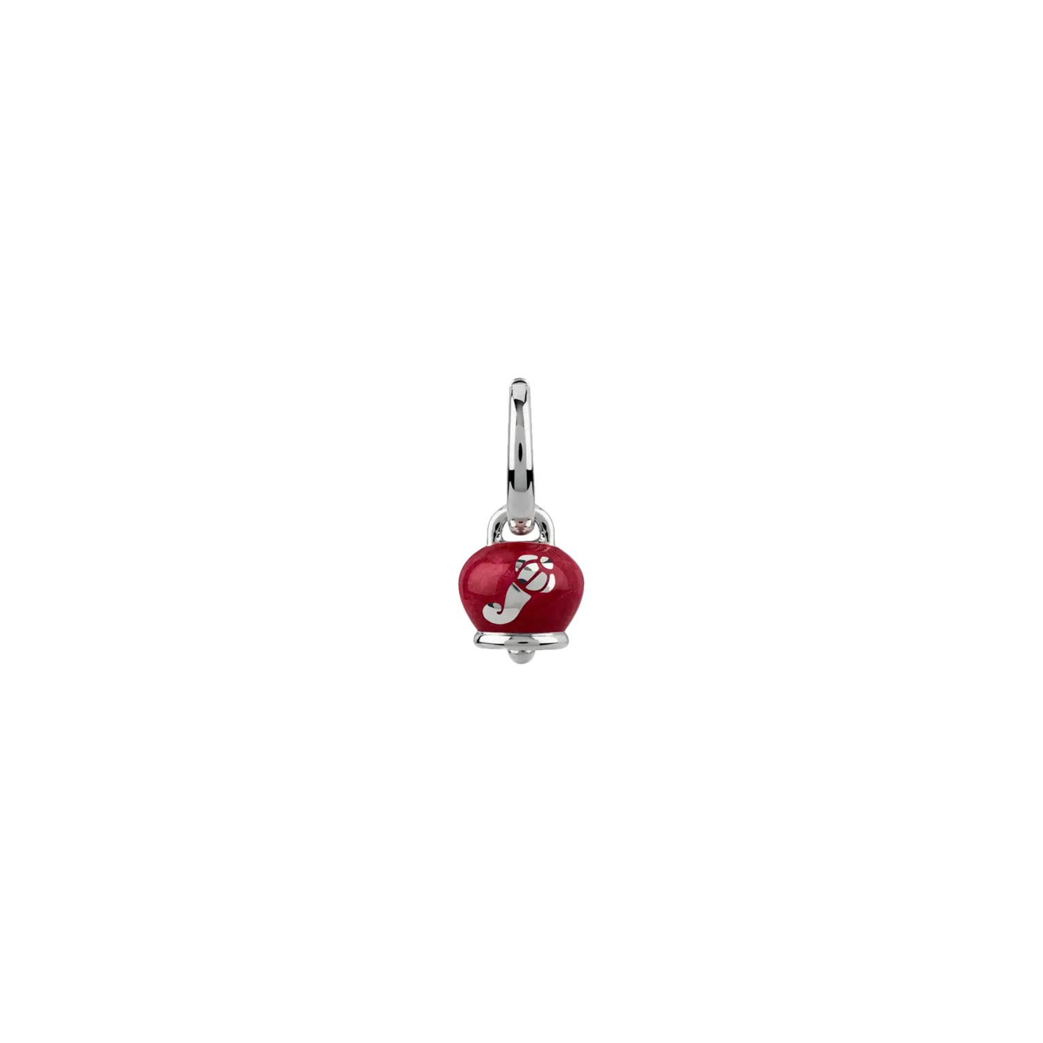 Серьга-Колокольчик et voila' из серебра и жемчужно-красной эмали с рожками Chantecler
Серьга-Колокольчик et voila' из серебра и жемчужно-красной эмали с рожками Chantecler