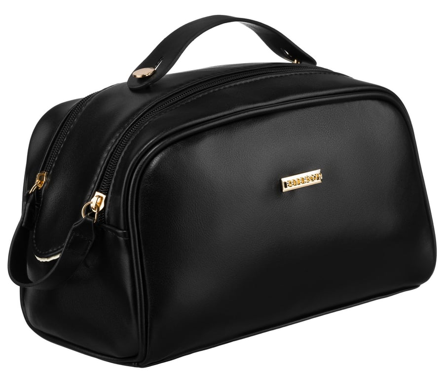 Элегантная женская косметичка PETERSON большая черная с застежкой-молнией и магнитной клипсой, ручками для переноски, отделениями, дорожным органайзером для подарка
Элегантная женская косметичка PETERSON большая черная с застежкой-молнией и магнитной клипсой, ручками для переноски, отделениями, дорожным органайзером для подарка