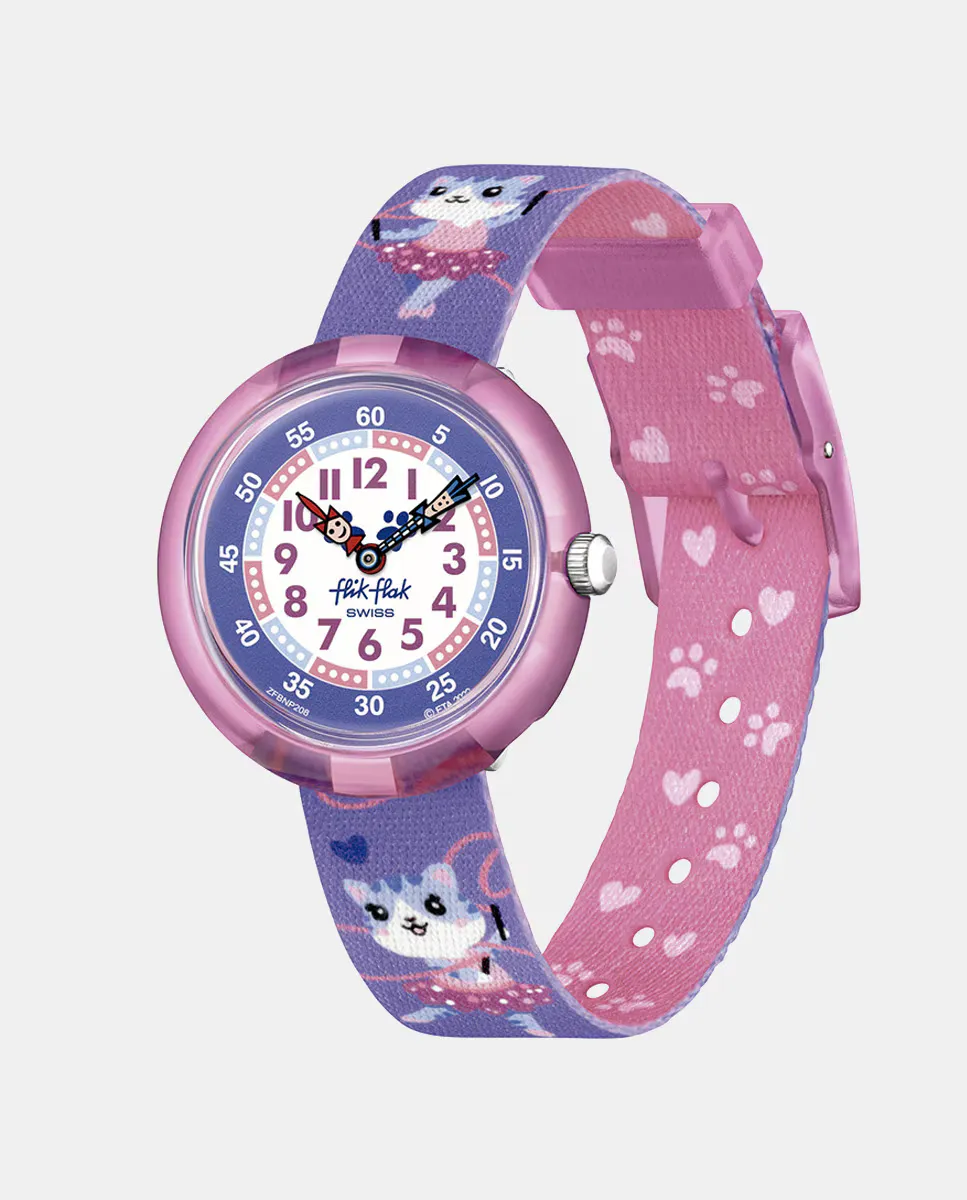 Женские часы Ballerichat FBNP208 из фиолетового переработанного ПЭТ с принтами Flik Flak
Женские часы Ballerichat FBNP208 из фиолетового переработанного ПЭТ с принтами Flik Flak