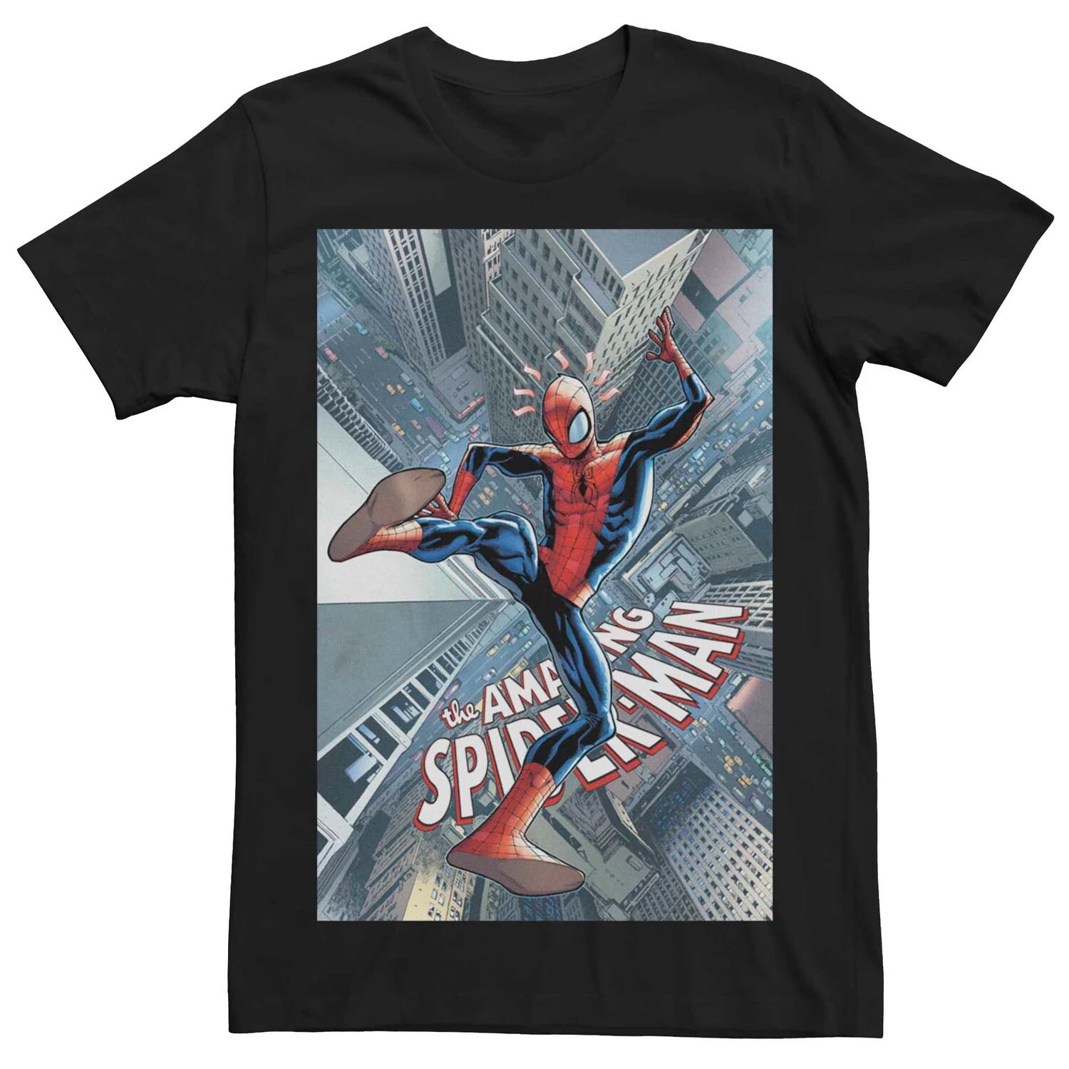 Мужская футболка с обложкой комиксов Marvel's Spider-Man City Fall Licensed Character
Мужская футболка с обложкой комиксов Marvel's Spider-Man City Fall Licensed Character