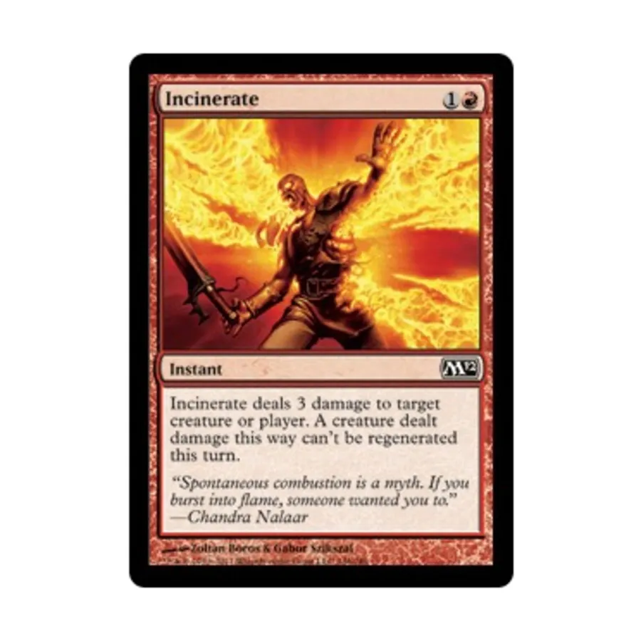 CCG Сжечь (С), MTG - Magic 2012
CCG Сжечь (С), MTG - Magic 2012