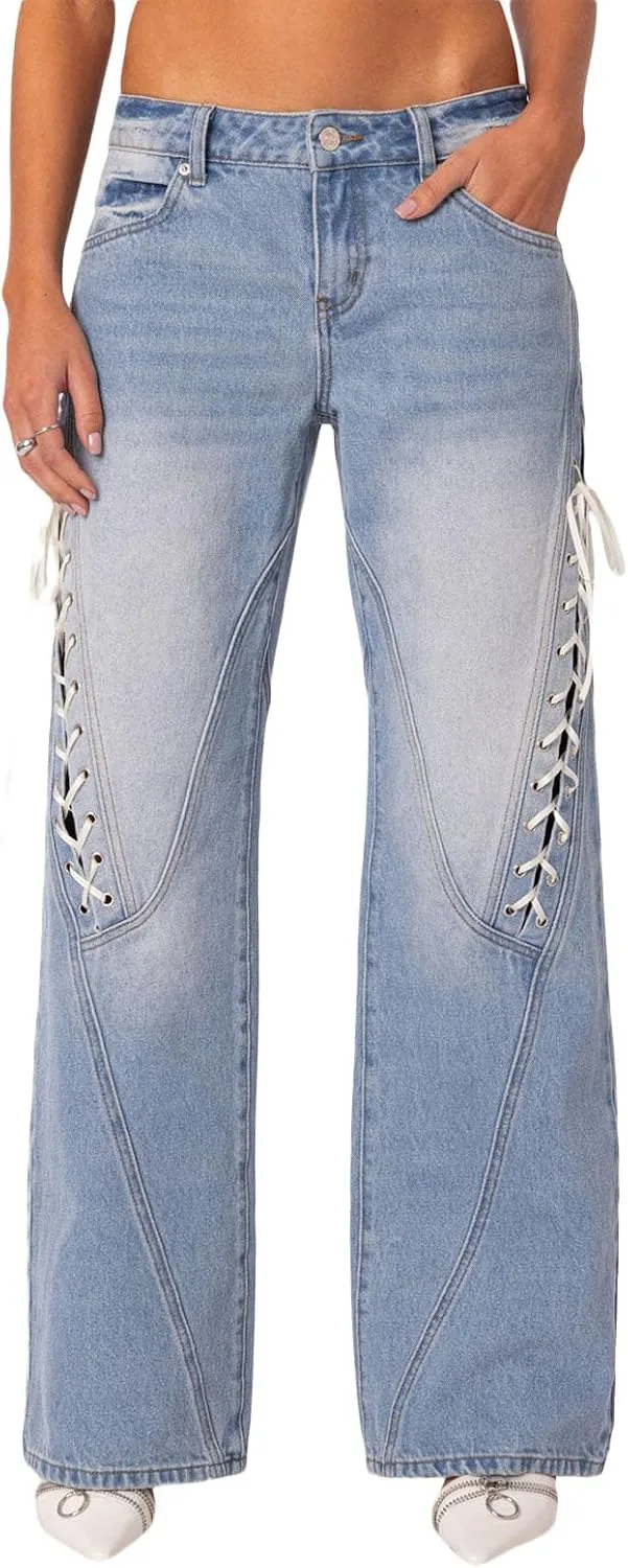 Женские джинсы прямые широкие мешковатые high waisted relaxed fit деним Fuguibadn
Женские джинсы прямые широкие мешковатые high waisted relaxed fit деним Fuguibadn