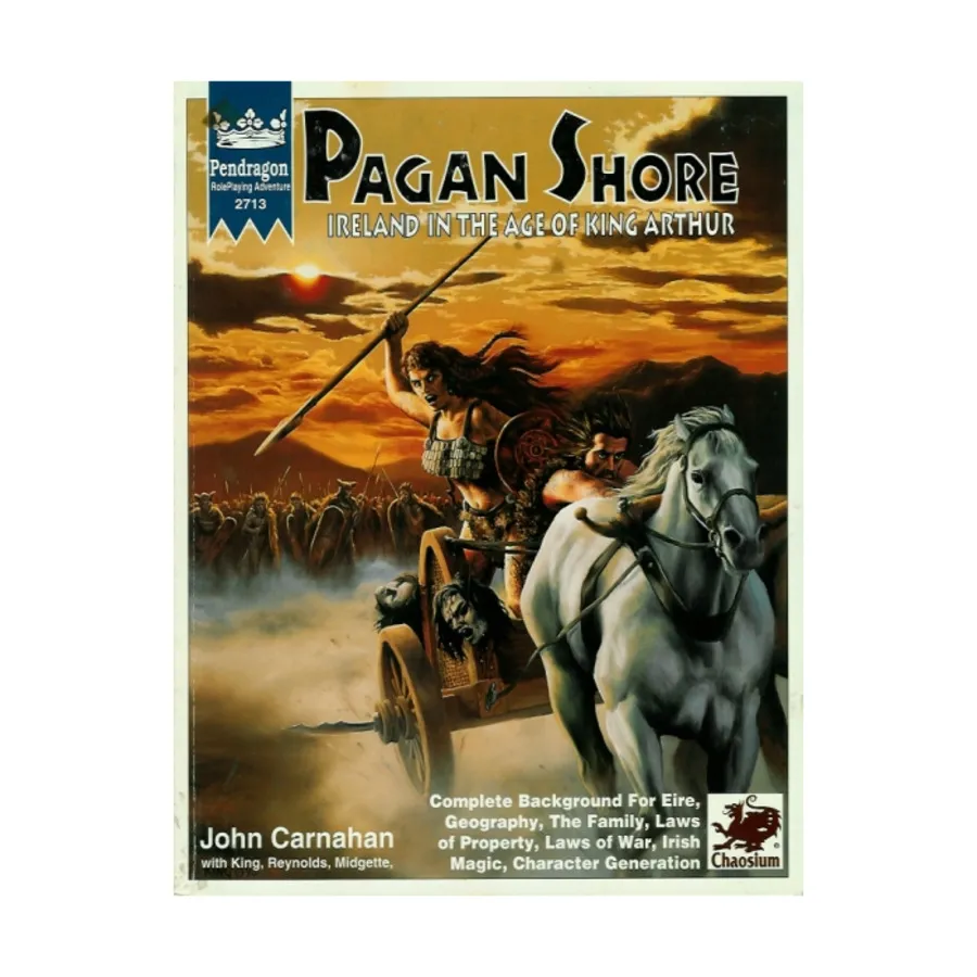 Pagan Shore - Ireland in the Age of King Arthur, Pendragon (Chaosium), мягкая обложка
Pagan Shore - Ireland in the Age of King Arthur, Pendragon (Chaosium), мягкая обложка