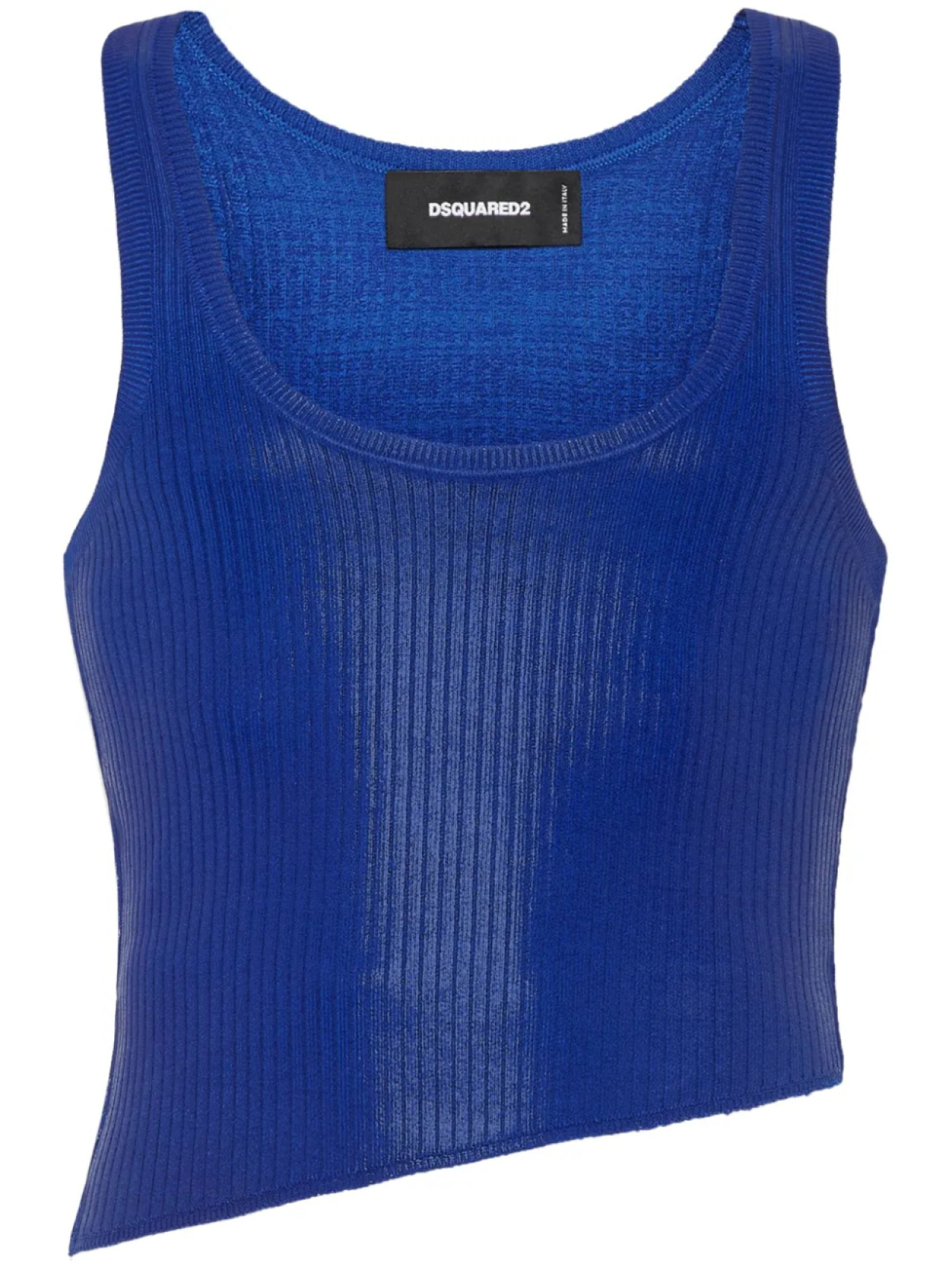 DSQUARED2 топ асимметричного кроя, синий 
DSQUARED2 топ асимметричного кроя, синий