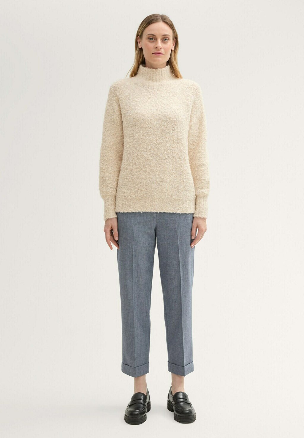 Джемпер TOM TAILOR, бежевый 
Джемпер TOM TAILOR, бежевый