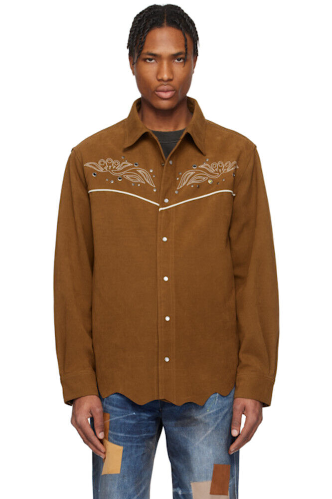 Рубашка из искусственной замши цвета загара Lemmans Andersson Bell
Рубашка из искусственной замши цвета загара Lemmans Andersson Bell