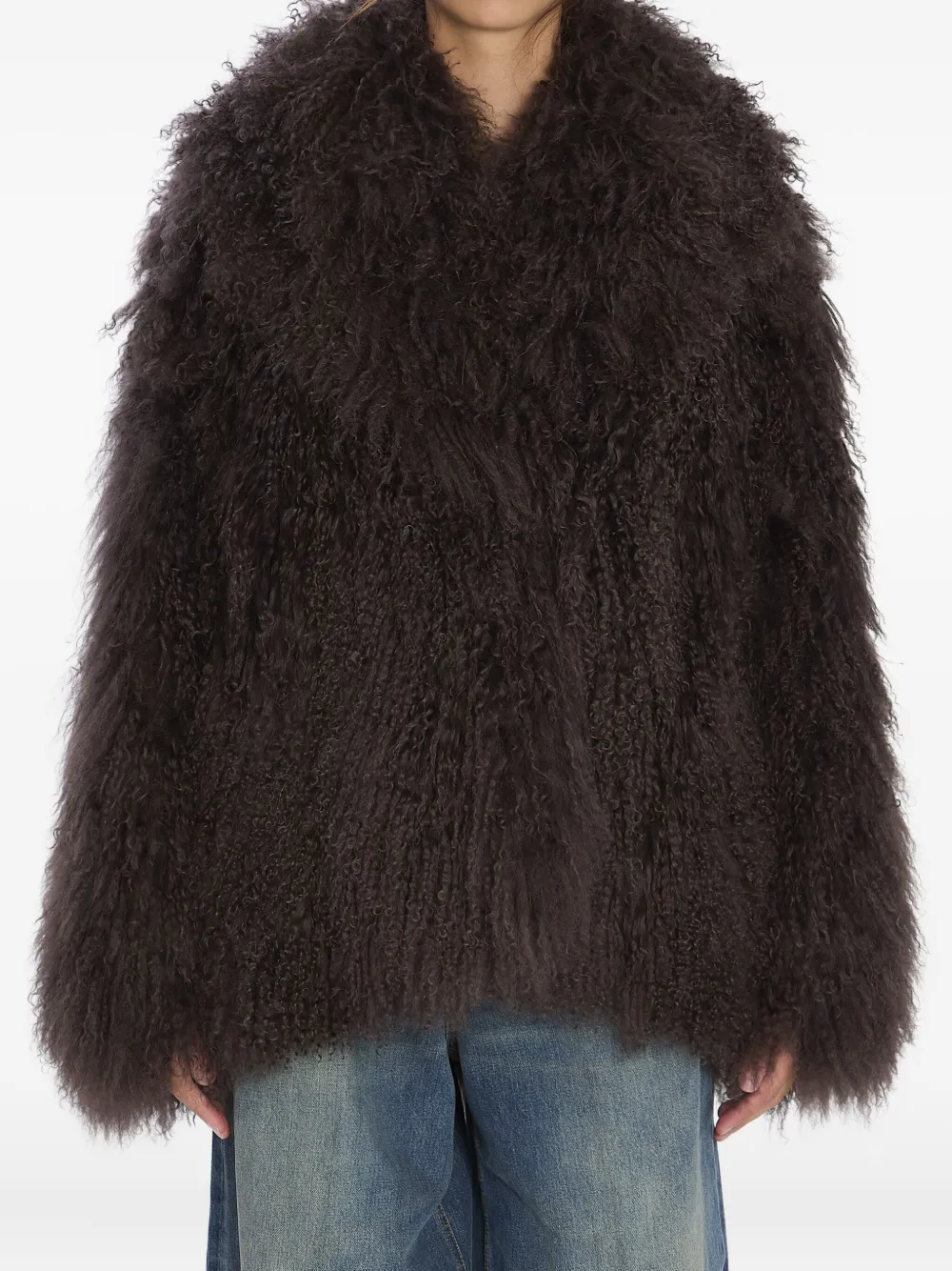 Шуба из овечьего меха YVES SALOMON, коричневый
Шуба из овечьего меха YVES SALOMON, коричневый