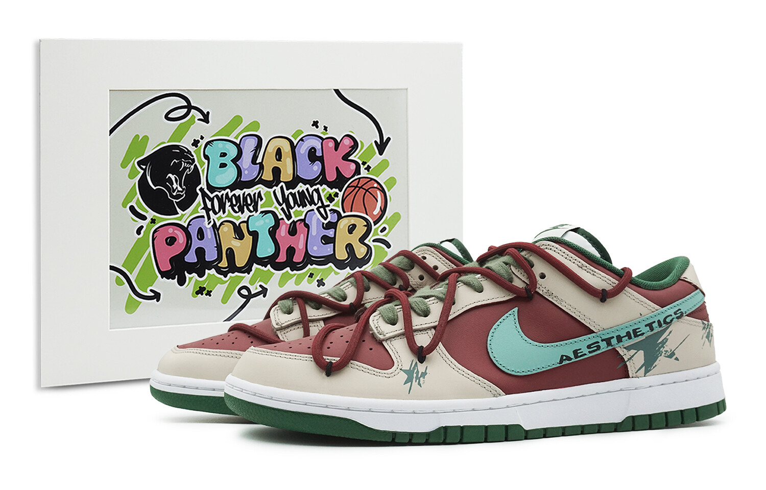 Кроссовки Nike Dunk Skateboarding Shoes Unisex Low-top Rice/Green/Red, бежевый/зелено-красный
Кроссовки Nike Dunk Skateboarding Shoes Unisex Low-top Rice/Green/Red, бежевый/зелено-красный