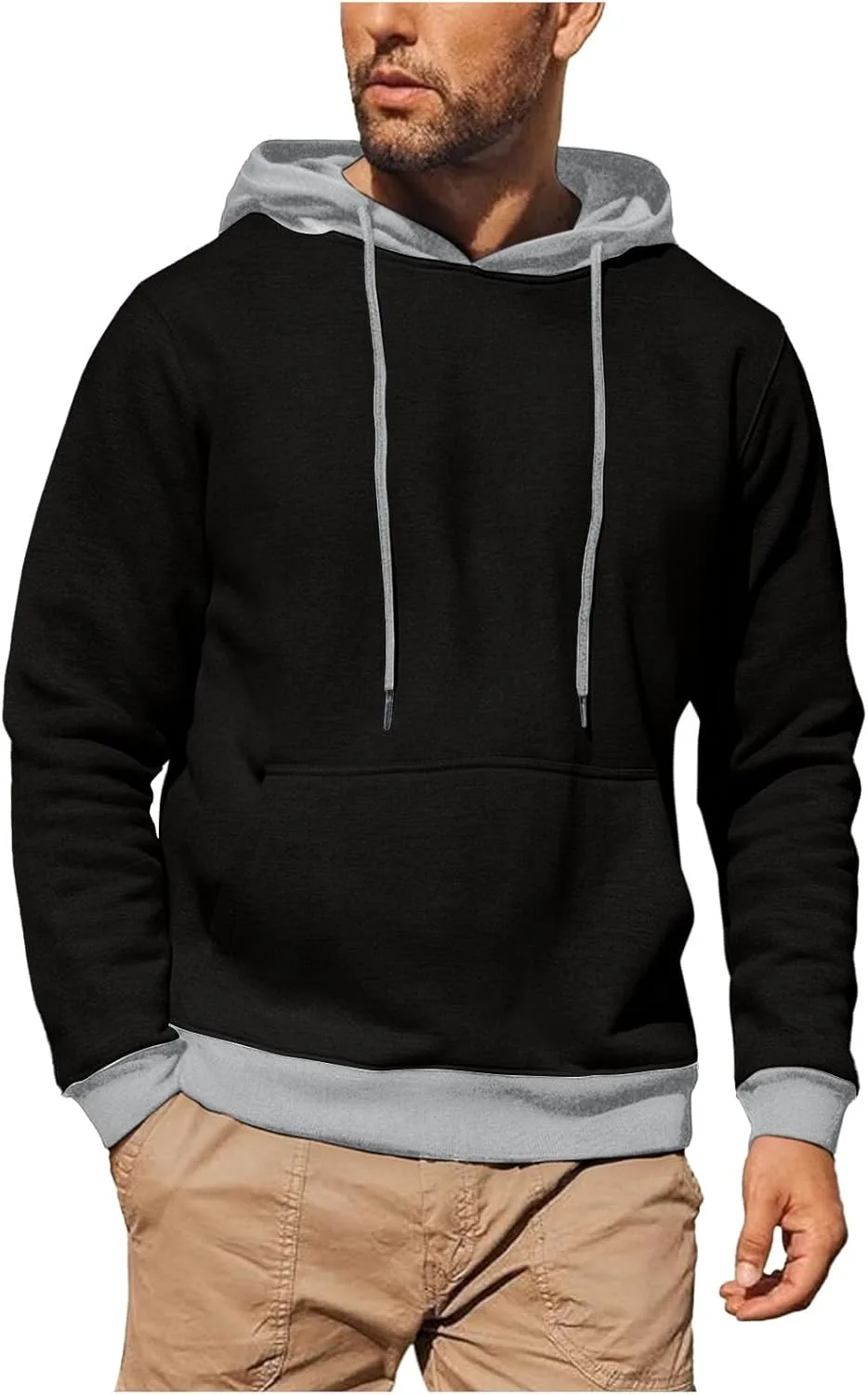 Трендовый худи с цветными блоками для мужчин, утепленное, с длинными рукавами и карманом Mrmaere
Трендовый худи с цветными блоками для мужчин, утепленное, с длинными рукавами и карманом Mrmaere