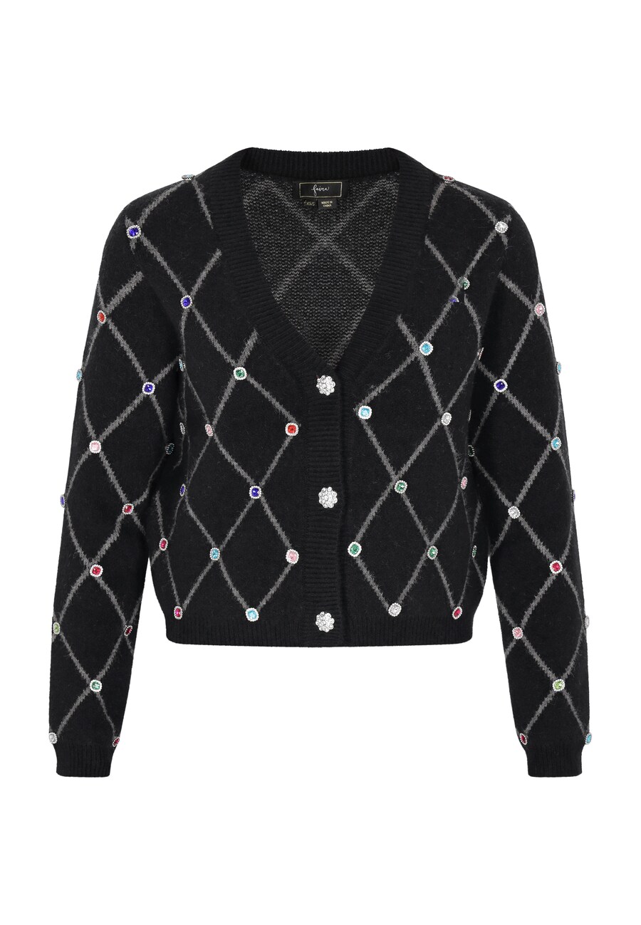 Вязаный кардиган faina, черный
Вязаный кардиган faina, черный